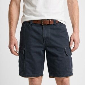 Duluth Trading Co Men's Black Cargo Shorts Size 42 Heavy Duty Work Wear